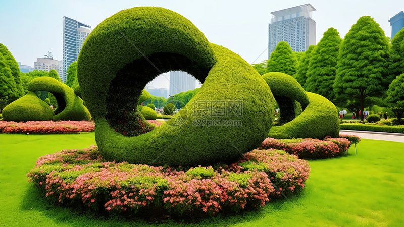 小区绿化设计效果图，如何准确把握你的“绿意盎然